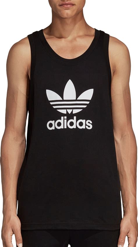 adidas tanktop heren trefoil|adidas Originals Men's Adicolor Trefoil Tank Top .